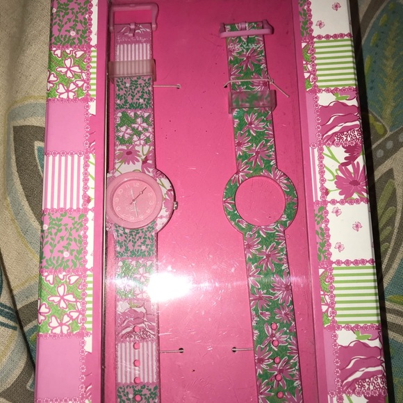 Lily Pulitzer Interchangeable Watch Patchtastic Pattern - Picture 2 of 2